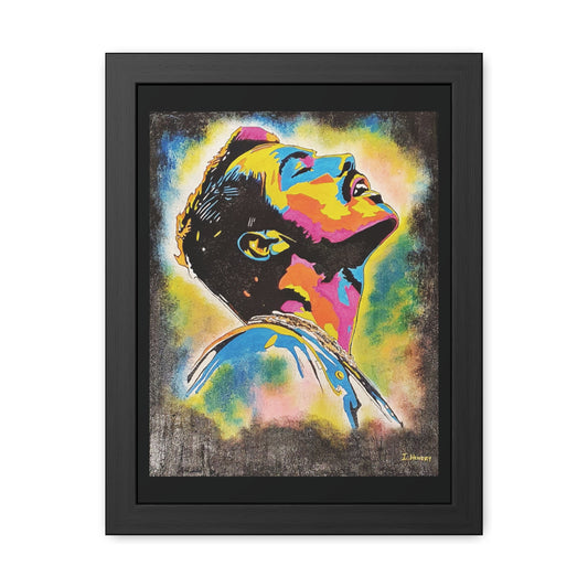 The Frontman (Framed Print)