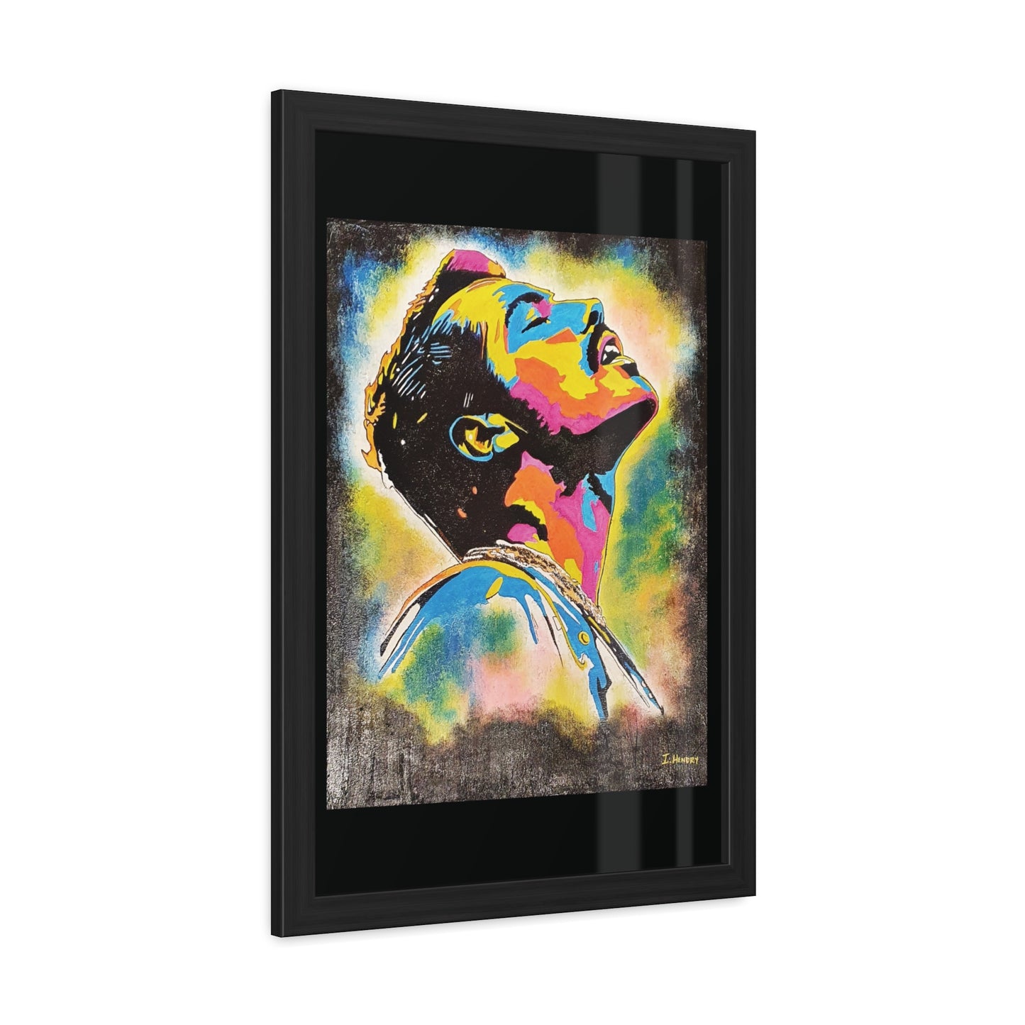 The Frontman (Framed Print)