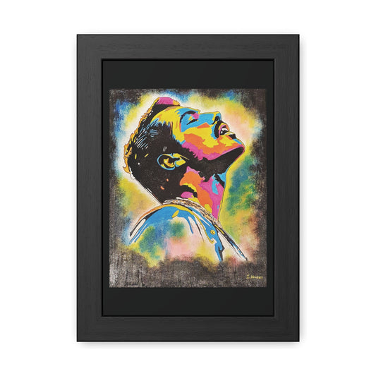The Frontman (Framed Print)