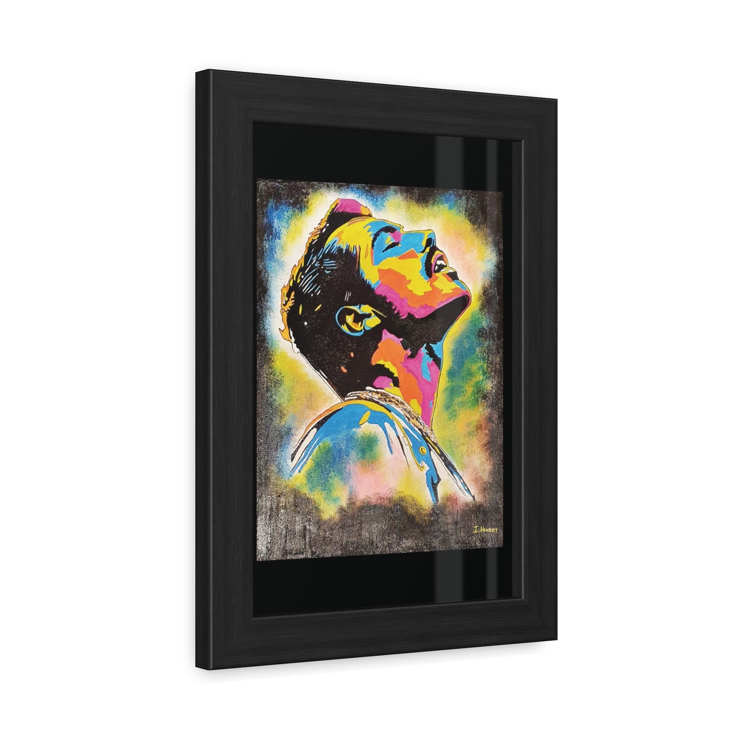 The Frontman (Framed Print)